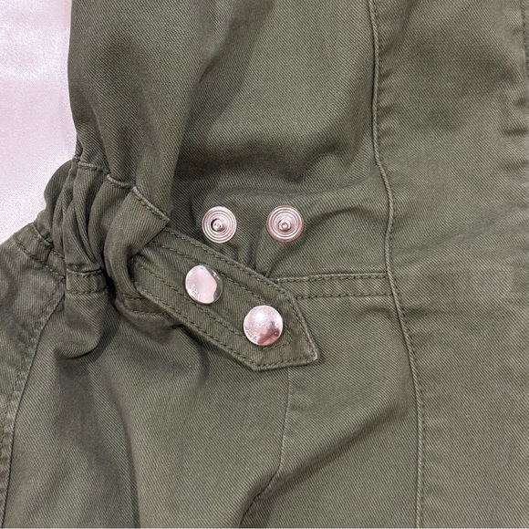 RTA Halima Jumpsuit Utility Zip Front Long Sleeve Tomboy Green Small New Cargo - Picture 11 of 13